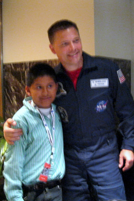 Busbee Elementary Student Visits Astronaut